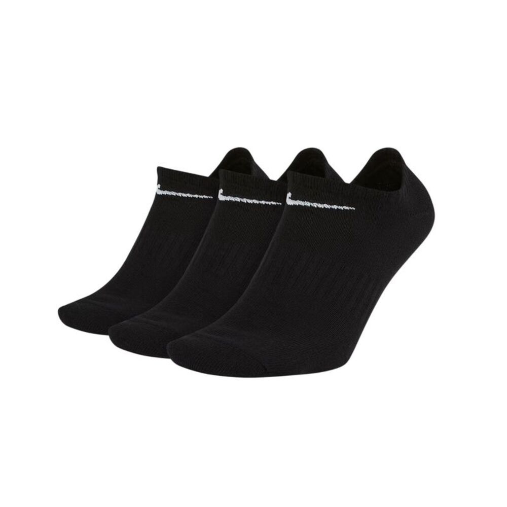 Nike Childrens/Kids Lightweight No-Show Socks (Pack of 3) / Black